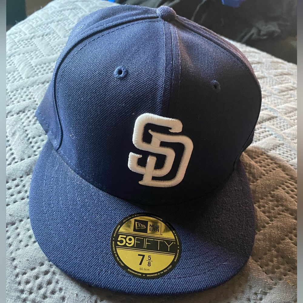 Padre on field hat